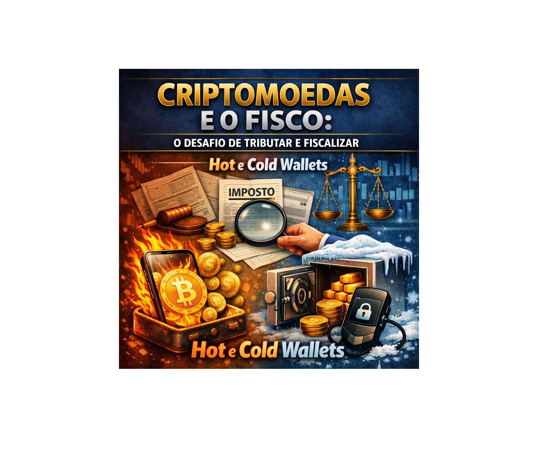 Criptomoedas e o Fisco: O Desafio de Tributar e FiscalizarHot e Cold Wallets